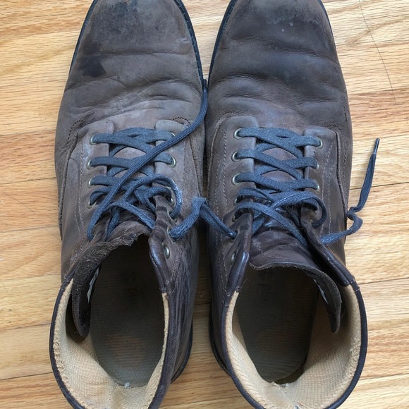 TIMBERLAND LEATHER BOOTS - MEN’S 9 - Picture 2 of 3